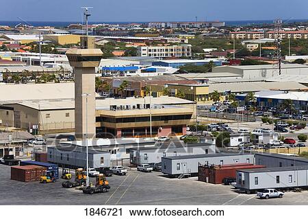 Container Port; Oranjestad, Aruba Island, Kingdom Of The Netherlands. View Large Photo Image Stock Image - Container Port; Oranjestad, Aruba Island, Kingdom Of The Netherlands.. Fotosearch