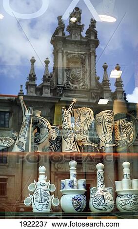 Stock Photo - Contemporary Pottery For Sale. Fotosearch