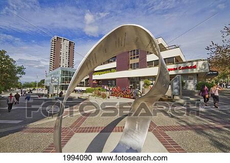 Continuum, Sculpture By Catherine Kerr On Lonsdale Avenue, North Vancouver, British Columbia, Canada View Large Photo Image Stock Image - Continuum, Sculpture By Catherine Kerr On Lonsdale Avenue, North Vancouver, British Columbia, Canada. Fotosearch