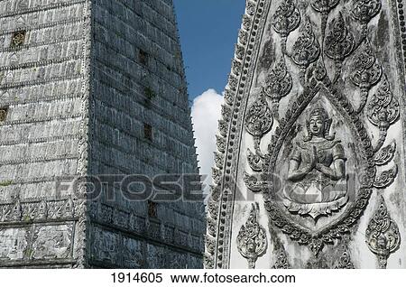 Stock Photography - Copy Of Stupa From Bodh Gaya (India). Fotosearch