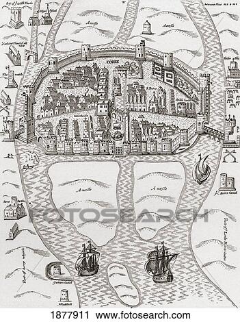 Cork, County Cork, Ireland In 1633. From The Book Short History Of The English People By J. R. Green Published London 1893. View Large Photo Image Stock Image - Cork, County Cork, Ireland In 1633. From The Book Short History Of The English People By J. R. Green Published London 1893.. Fotosearch