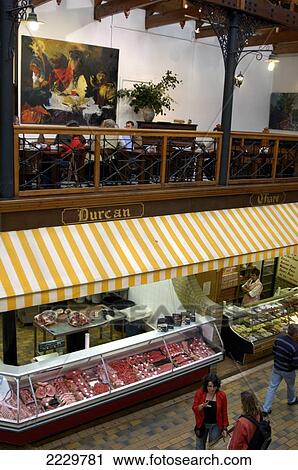 Stock Image - Cork, Ireland, European Capital Of Culture 2005. The English Market, Covered Market. Copyright. Fotosearch