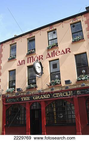 Cork, Ireland, European Capital Of Culture 2005. The Grand Circle Pub On Emmet Place, Opposite The Opera House. Copyright View Large Photo Image Stock Photo - Cork, Ireland, European Capital Of Culture 2005. The Grand Circle Pub On Emmet Place, Opposite The Opera House. Copyright. Fotosearch