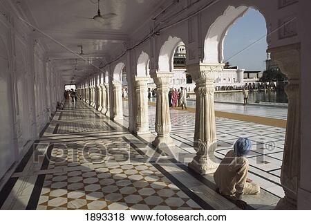 Corridor Around Golden Temple View Large Photo Image Stock Photo - Corridor Around Golden Temple. Fotosearch