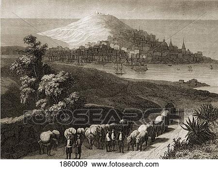 Coruna, Spain In The Early 19Th Century View Large Photo Image Stock Photo - Coruna, Spain In The Early 19Th Century. Fotosearch