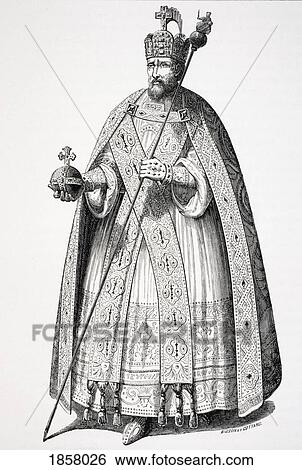 Costume Of Emperors At Their Coronation Since The Time Of Charlemagne. From An Engraving In A Work Entitled Insignia Sacrae Majistatis Caesarum Principum. View Large Photo Image Stock Photograph - Costume Of Emperors At Their Coronation Since The Time Of Charlemagne. From An Engraving In A Work Entitled Insignia Sacrae Majistatis Caesarum Principum.. Fotosearch