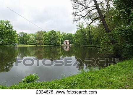 Cottage On Lakeside; Poland View Large Photo Image Stock Photo - Cottage On Lakeside; Poland. Fotosearch