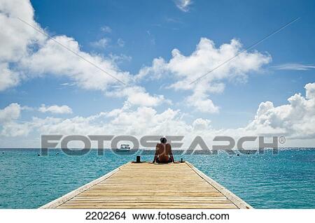 Picture - Cotton House Beach In Mustique Island, St Vincent And The Grenadines, West Indies. Fotosearch