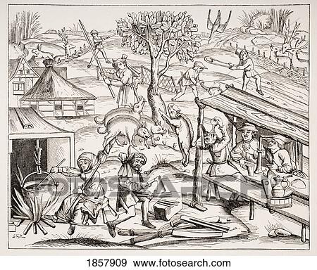 Country Life. 19Th Century Reproduction Of Woodcut In Folio Edition Of Virgil Published In Lyons 1517 View Large Photo Image Stock Photo - Country Life. 19Th Century Reproduction Of Woodcut In Folio Edition Of Virgil Published In Lyons 1517. Fotosearch