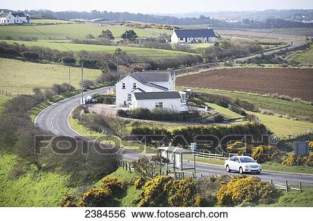 Countryside and A2 Road; County Antrim, Ireland View Large Photo Image Stock Photograph - Countryside and A2 Road; County Antrim, Ireland. Fotosearch