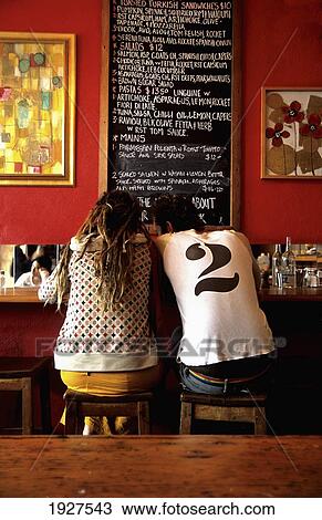 Stock Image - Couple In A CafÃƒÆ’Ã‚Â©. Fotosearch