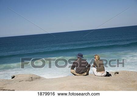 Couple Looking Out Over Mackensies Point Near Bondi Beach View Large Photo Image Stock Photograph - Couple Looking Out Over Mackensies Point Near Bondi Beach. Fotosearch