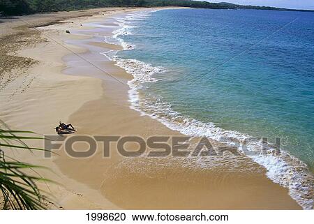 Couple Lying On Deserted Beach View Large Photo Image Stock Image - Couple Lying On Deserted Beach. Fotosearch