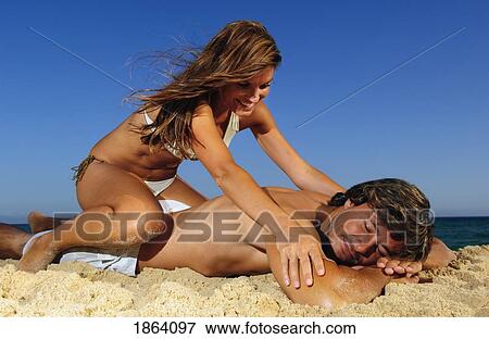 Couple On The Beach View Large Photo Image Stock Photo - Couple On The Beach. Fotosearch