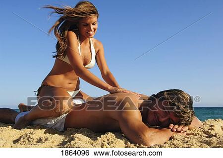 Couple On The Beach View Large Photo Image Stock Photograph - Couple On The Beach. Fotosearch