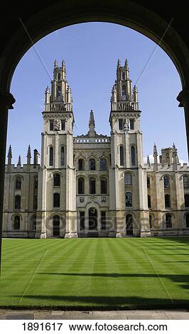 Stock Photo - Court In All Soul's College. Fotosearch