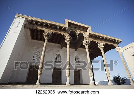Stock Photograph - Court mosque, Ark Fortress, Old Town; Bukhara, Uzbekistan. Fotosearch