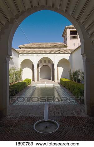 Courtyard In Alcazaba View Large Photo Image Stock Photo - Courtyard In Alcazaba. Fotosearch