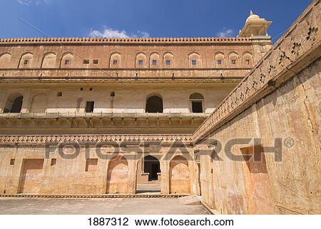 Courtyard Of Amber Fort View Large Photo Image Stock Image - Courtyard Of Amber Fort. Fotosearch