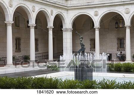 Courtyard Of Boston Public Library; Copley Square, Boston, Massachusetts, Usa View Large Photo Image Stock Image - Courtyard Of Boston Public Library; Copley Square, Boston, Massachusetts, Usa. Fotosearch