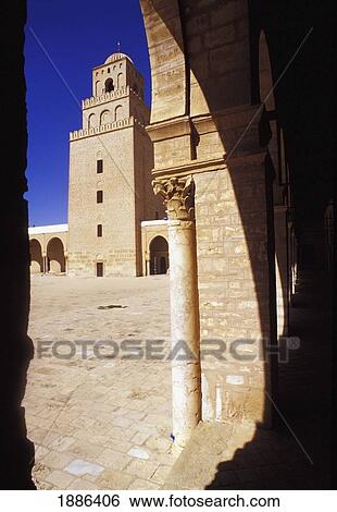 Courtyard Of Great Mosque View Large Photo Image Stock Photograph - Courtyard Of Great Mosque. Fotosearch