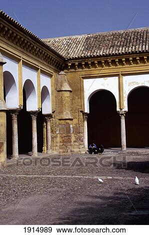Stock Photo - Courtyard Of The Mezquita. Fotosearch