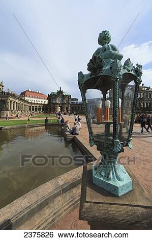 Courtyard of the Zwinger Palace, Dresden, Saxony, Germany View Large Photo Image Stock Photograph - Courtyard of the Zwinger Palace, Dresden, Saxony, Germany. Fotosearch