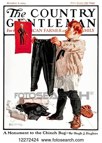 Picture - Cover of Country Gentleman agricultural magazine from the early 20th century. Fotosearch