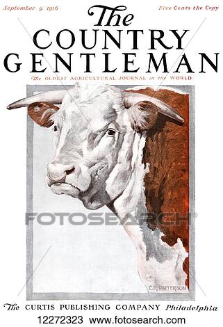 Stock Image - Cover of Country Gentleman agricultural magazine from the early 20th century. Fotosearch