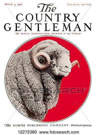Stock Image - Cover of Country Gentleman agricultural magazine from the early 20th century. Fotosearch
