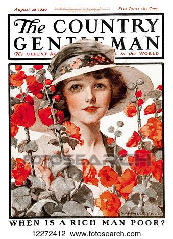 Stock Image - Cover of Country Gentleman agricultural magazine from the early 20th century. Fotosearch