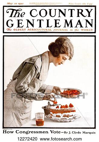 Stock Image - Cover of Country Gentleman agricultural magazine from the early 20th century. Fotosearch