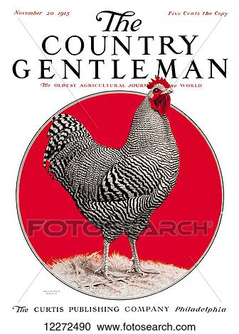 Stock Image - Cover of Country Gentleman agricultural magazine from the early 20th century. Fotosearch