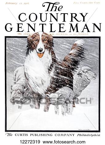 Stock Photo - Cover of Country Gentleman agricultural magazine from the early 20th century. Fotosearch