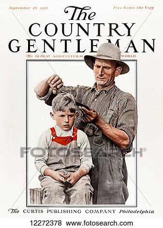 Stock Photo - Cover of Country Gentleman agricultural magazine from the early 20th century. Fotosearch