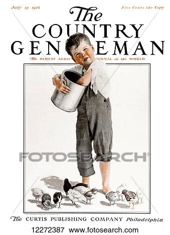 Stock Photo - Cover of Country Gentleman agricultural magazine from the early 20th century. Fotosearch