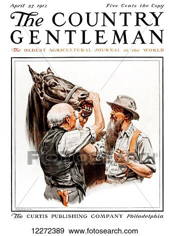 Stock Photo - Cover of Country Gentleman agricultural magazine from the early 20th century. Fotosearch
