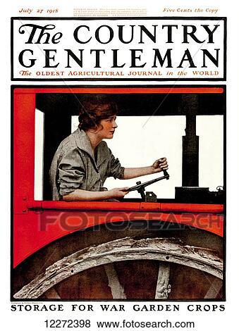 Stock Photo - Cover of Country Gentleman agricultural magazine from the early 20th century. Fotosearch