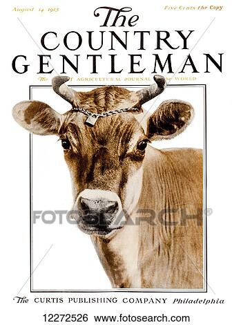 Stock Photograph - Cover of Country Gentleman agricultural magazine from the early 20th century. Fotosearch