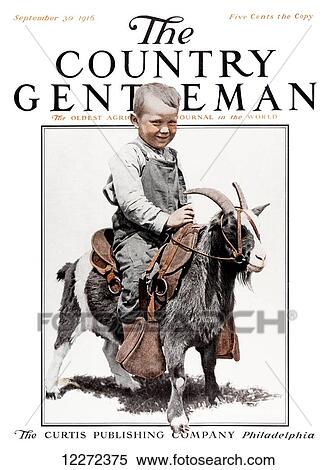 Stock Photography - Cover of Country Gentleman agricultural magazine from the early 20th century. Fotosearch