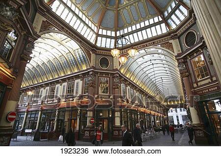 Covered Victorian Arcade View Large Photo Image Stock Photograph - Covered Victorian Arcade. Fotosearch