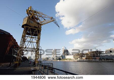 Crane in Puerto Madero, Buenos Aires, Capital Federal, Argentina View Large Photo Image Stock Photograph - Crane in Puerto Madero, Buenos Aires, Capital Federal, Argentina. Fotosearch
