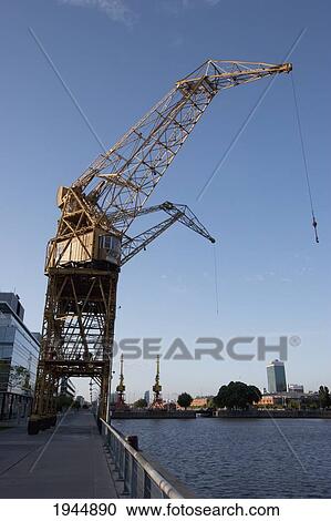 Cranes in Puerto Madero, Buenos Aires, Capital Federal, Argentina View Large Photo Image Stock Image - Cranes in Puerto Madero, Buenos Aires, Capital Federal, Argentina. Fotosearch