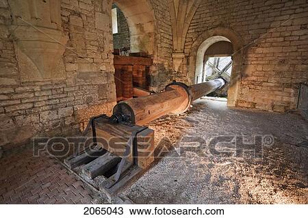Crank Of The Hydraulic Hammer In The Forge Of The Cistercian Abbey Of Fontenay, Cote D'or, France View Large Photo Image Stock Image - Crank Of The Hydraulic Hammer In The Forge Of The Cistercian Abbey Of Fontenay, Cote D'or, France. Fotosearch