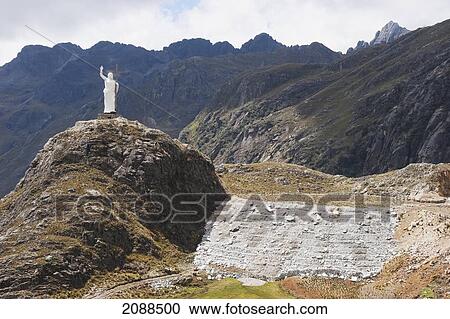 Cristo De Las Nieves (Christ Of The Snows) Statue, Huascar View Large Photo Image Stock Image - Cristo De Las Nieves (Christ Of The Snows) Statue, Huascar. Fotosearch