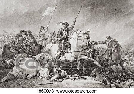 Cromwell At The Battle Of Marston Moor. Leading A Charge After Being Wounded In His Right Arm. Engraved By J. J. Crew After Abraham Cooper. From The Book “Illustrations Of English And Scottish History†Volume 1 View Large Photo Image Stock Image - Cromwell At The Battle Of Marston Moor. Leading A Charge After Being Wounded In His Right Arm. Engraved By J. J. Crew After Abraham Cooper. From The Book “Illustrations Of English And Scottish History†Volume 1. Fotosearch