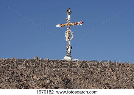 Cross, Ayquina, Antofagasta Region, Chile View Large Photo Image Stock Image - Cross, Ayquina, Antofagasta Region, Chile. Fotosearch