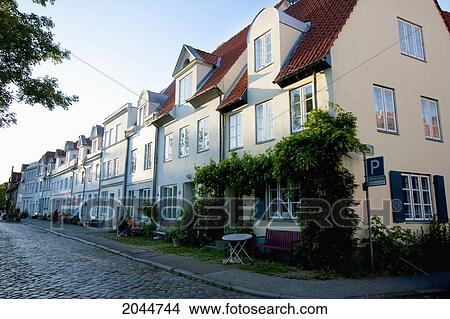 Crow-Stepped Gabled Houses, Lubeck, Germany View Large Photo Image Picture - Crow-Stepped Gabled Houses, Lubeck, Germany. Fotosearch