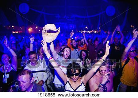 Crowd At Glastonbury Festival, Somerset, England View Large Photo Image Stock Photography - Crowd At Glastonbury Festival, Somerset, England. Fotosearch