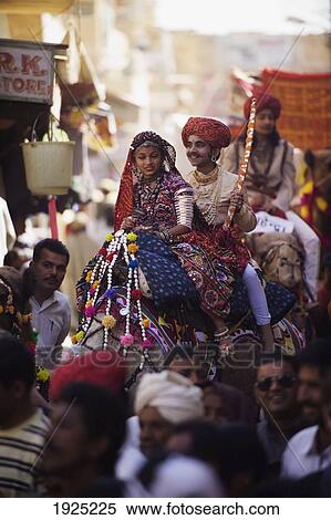 Crowded Street At Jaisalmer Festival, Rajasthan, India View Large Photo Image Stock Photography - Crowded Street At Jaisalmer Festival, Rajasthan, India. Fotosearch